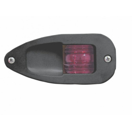 Огонь бортовой светодиодный Lalizas красный, черный пластик (30842)